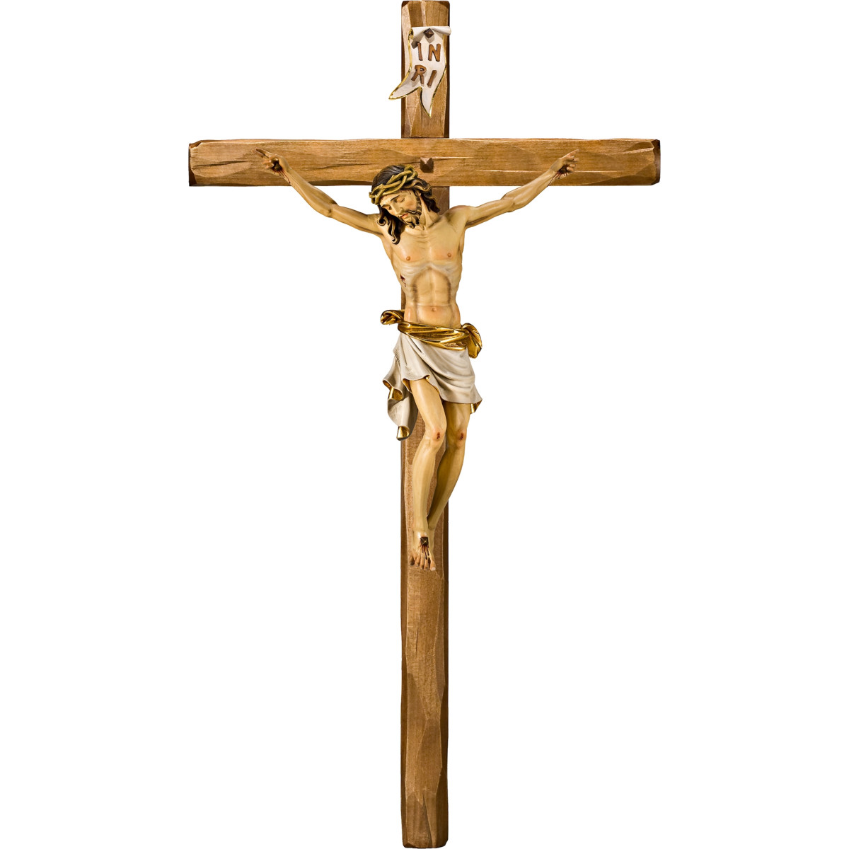 Cristo Pisa en cruz recta